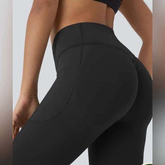 UltraSculpt Butt Lifting Black High-Waisted Leggings-25" - Picture 2 of 5